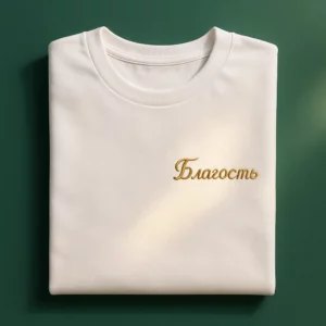 Футболка «Благость» — белая