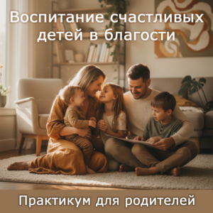 Обложка практикума для родителей Воспитание счастливых детей в благости Олег Торсунов